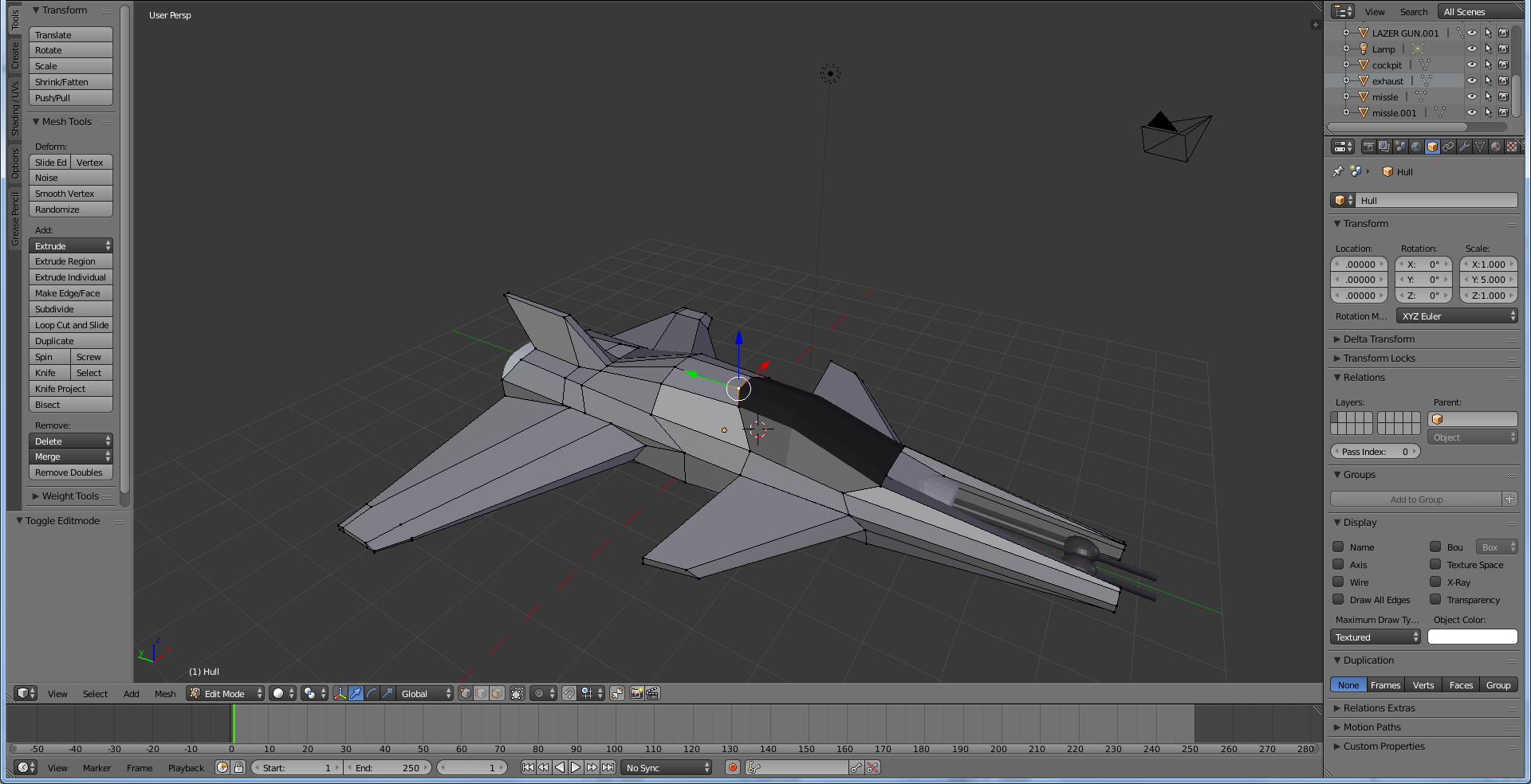 spaceship obj