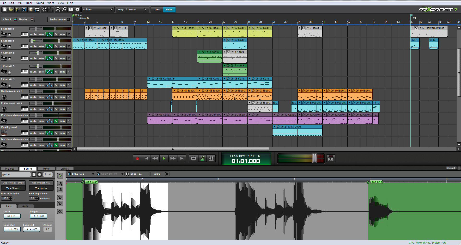 mixing